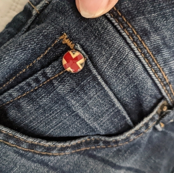 HUDSON Beth Baby Boot Jeans 25 Obscurity Slim Small Flare Mid Rise Mid Wash - Picture 8 of 15